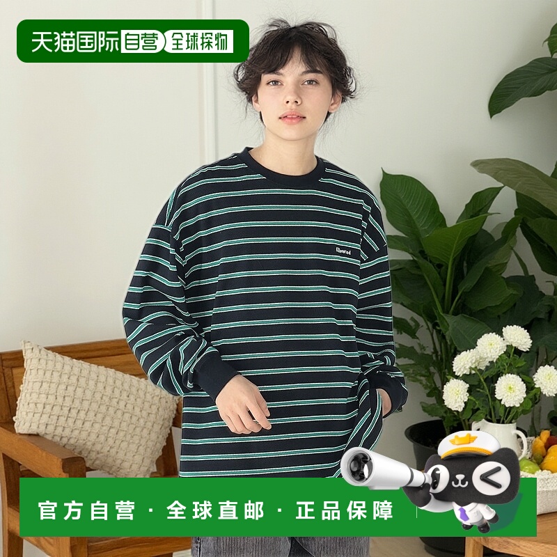 1h可退 日本直邮BEAMS HEART 男士波普风格条纹长袖T恤 421402976