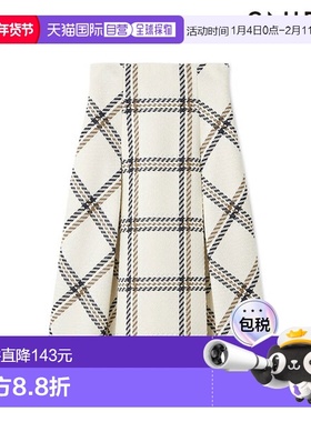 日本直邮SNIDEL 2025 秋冬可持续羊毛格纹中长裙（SWFS254144SWFS