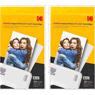 【日本直邮】KODAK柯达Mini2＆Mini Shot2照片打印相纸60张5.3ｘ8