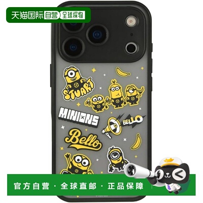 【日本直邮】Gourmandies 小黄人胖框壳 iPhone17 Pro用 满版