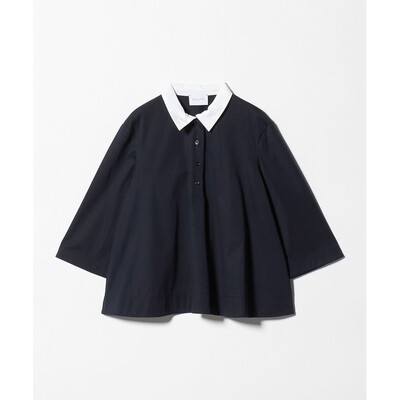 1h可退 日本直邮UNITED ARROWS 女士三色织纹理立体帐篷线型POLO