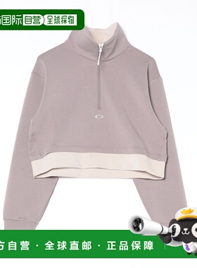 1h可退 日本直邮OAKLEY 女装 宽松半拉链修身短款外套  OAK FOA50