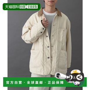 1h可退 日本直邮FORK&SPOON 男装 经典版型卡其外套 半贴布口袋设