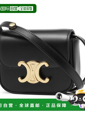 日本直邮Celine Mini Triomphe 单肩包 黑色 女士 10i51 3dpv 38n