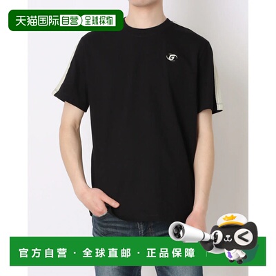 日本直邮GUESS Castore 男士T恤 深黑色
