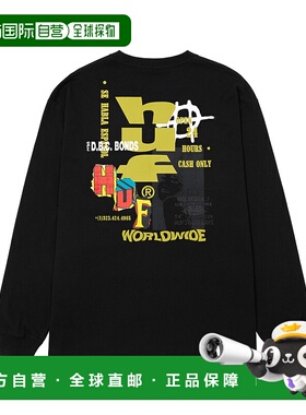 1h可退 日本直邮HUF 男女同款CUT AND PASTE系列重磅长袖T恤 25S_