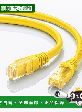 【日本直邮】Sanwa山业 CAT6A绞线LAN电缆 1m 黄色KB-T6AY-01Y
