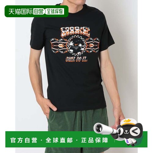 日本直邮Nike/耐克Sportswear短袖字母印花圆领T恤男款 IM3732-01