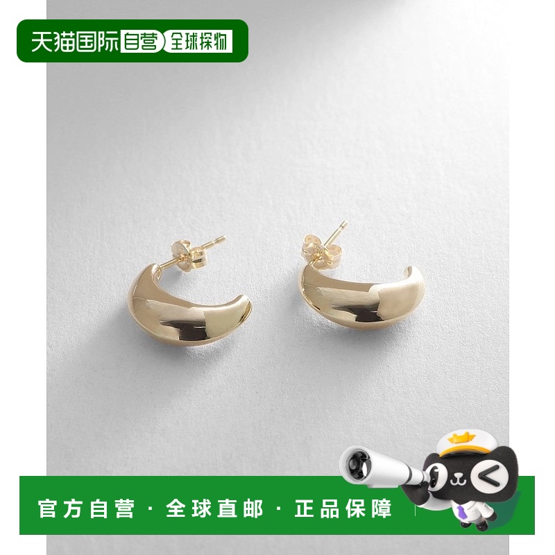 日潮跑腿COCOSHNIK 空心 Shinogi 圈形耳环 00
