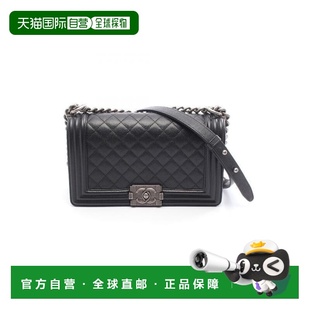 日本直邮中古Chanel香奈儿女包A级95新Le Chanel鱼子酱牛皮革 Boy