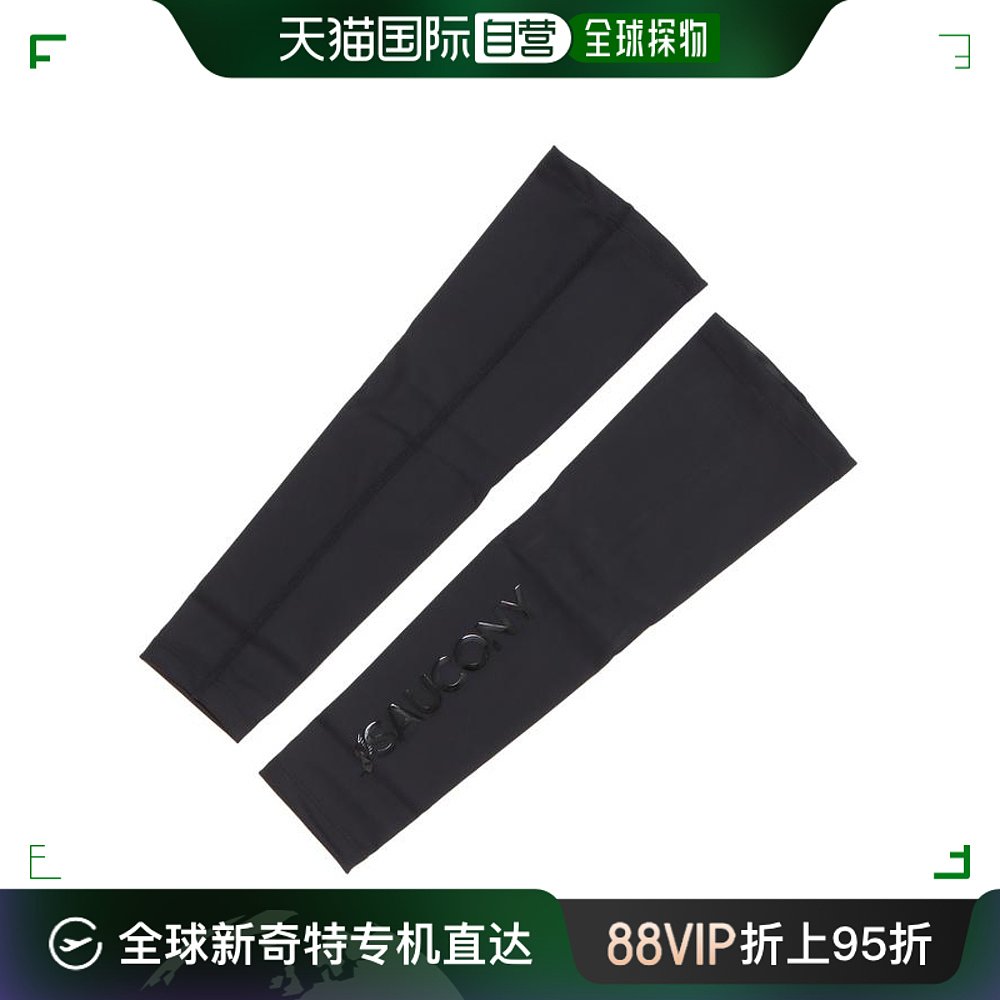 日本直邮Saucony索康尼FORTIFY ARM SLEEVES 50+UPF袖筒黑色 服饰配件/皮带/帽子/围巾 防晒袖套 原图主图