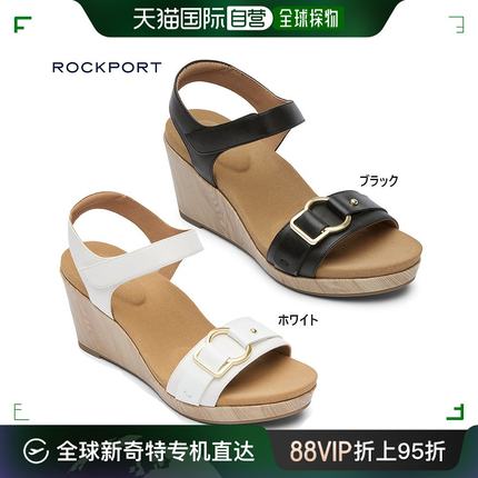 日本直邮 Rockport 女式 Briah II 两带凉鞋牛皮运动休闲 ROCKPOR