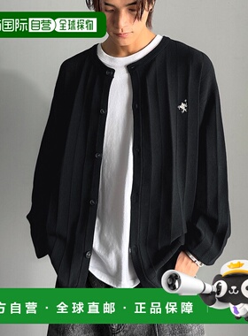1h可退 日本直邮classicalelf男装 胸部刺绣宽松针织开衫 cm12605