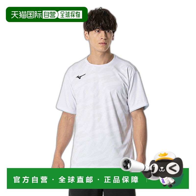 日本直邮MIZUNO 比赛衬衫球拍运动男女通用比赛服男式 62JAB02801