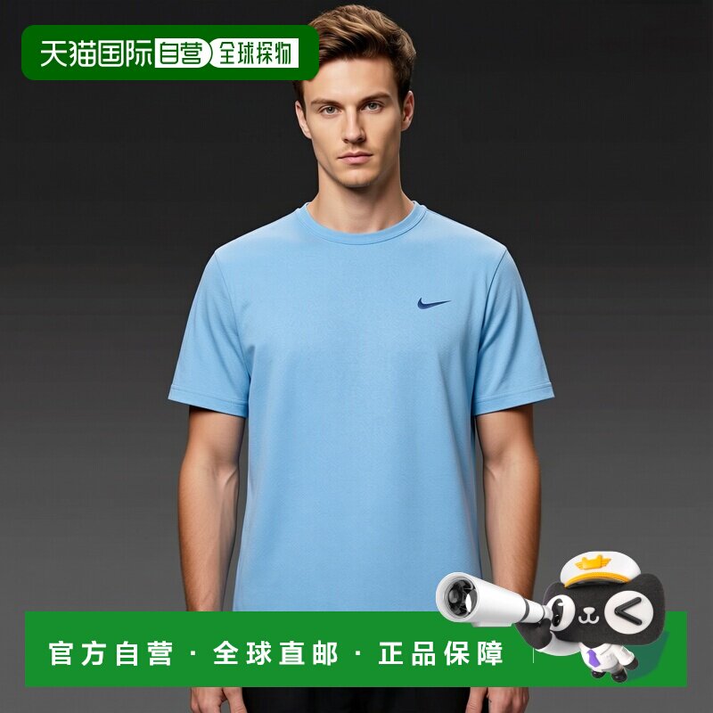 日本直邮Nike/耐克背标大勾透气圆领短袖男款 IF2198速干图片