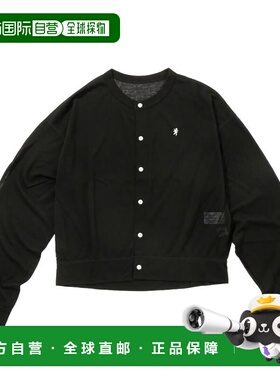 日本直邮GYMPHLEX 女士纯色圆领针织开衫 米白色 12 女士 #GYC032