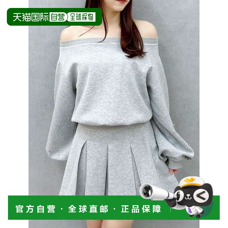 dazzlin 女装 韩系高腰A字迷你裙 立体褶皱设计 0 【付后1h可退】