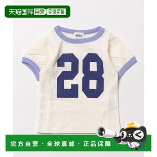 T恤 1h可退 褶皱迷你短袖 儿童版 J207765 日本直邮BREEZE