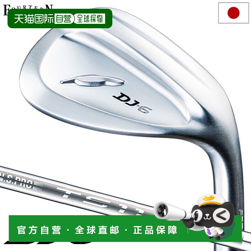 日本直邮Fourteen DJ-6 挖起杆男士右手NSPRO TS-114w Ver.2 钢杆