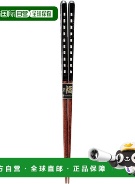 【日本直邮】Kawai Wakasa 漆筷子 亮黑色 23cm 101156卡瓦依