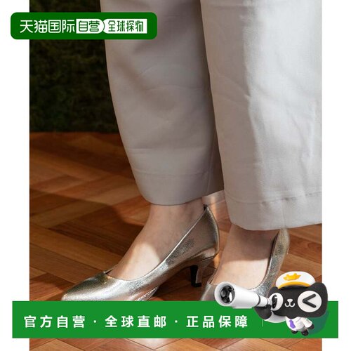 日本直邮Menue 尖头5厘米中跟女鞋 21.0cm [ME8623BW02566] 女鞋