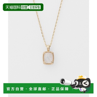 1h可退 日本直邮agete 阿卡朵 女士蓝色蕾丝玛瑙项链 10244116415