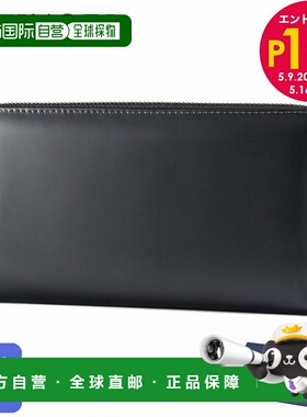 日本直邮ETTINGER 钱包 男士长钱包 马勒皮革圆形拉链 BH2051EJR