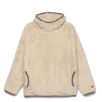 日本直邮Healthknit 夏尔巴羊毛巴拉克拉瓦连帽衫长袖 55002 米色