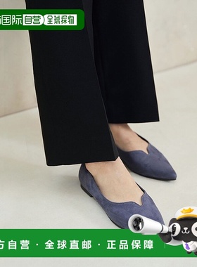 日本直邮Menue 空气套装U型切口尖头女鞋皮鞋 女鞋 ME8623BW02011