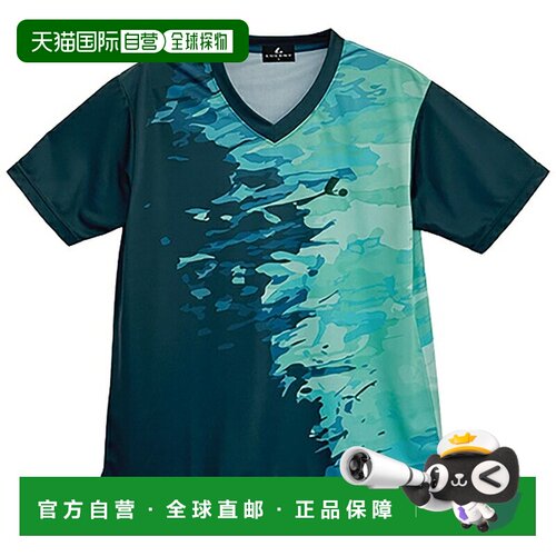 日本直邮LUCENT Uni 无领网球比赛服 XLH3765 短袖
