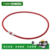 45cm 酒红色 日本直邮 phiten法藤RAKUWA钛磁疗颈项圈颈环