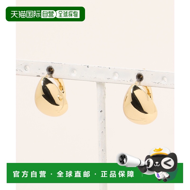 1h可退 日本直邮ROPE' PICNIC 若佩尼 女士金属感耳环 半滴造型设