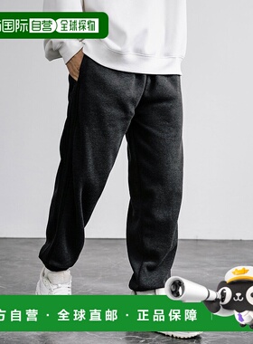 1h可退 日本直邮Rocky Monroe 男女同款 加绒侧边条纹宽松卫裤 抽