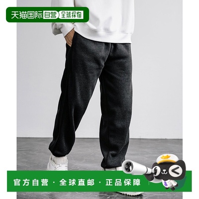 1h可退 日本直邮Rocky Monroe 男女同款 加绒侧边条纹宽松卫裤 抽