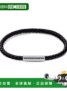 1h可退 日本直邮Calvin Klein 男女同款 编织设计 金属皮革手链 3