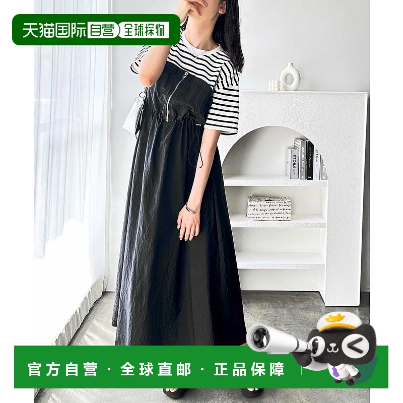 日本直邮GeeRA Half Zip Visc Dock One Piece