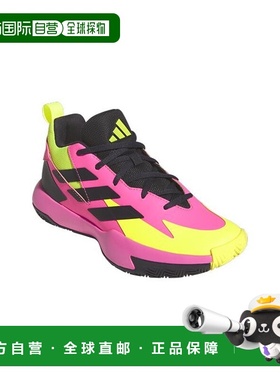 日本直邮adidas Cross Em Up Select 防滑耐磨儿童篮球鞋粉黑色