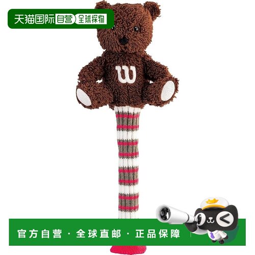【日本直邮】威尔胜Bear BEHC-2335 BR 高尔夫球道木杆头套