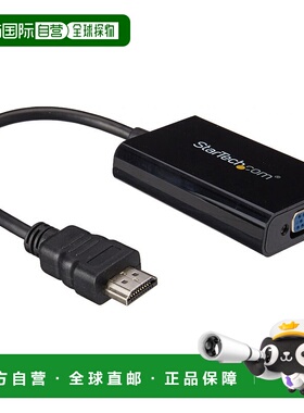 【日本直邮】StarTech.com HDMI  -  VGA适配器/转换器HD2VGAA2