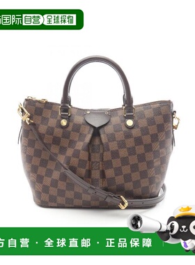 日本直邮中古LV路易威登女包A级95新handbag手提包涂层/防水帆布