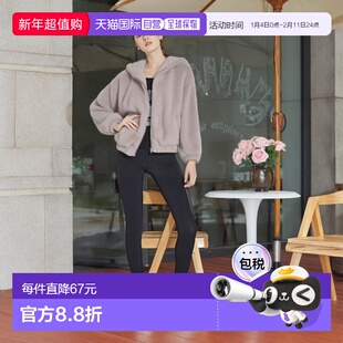 日本直邮日潮 GRL带帽仿毛皮夹克pp246外套