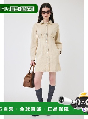日本直邮MOUSSY WAIST TUCK 迷你连衣裙 [MO1164EW035002]
