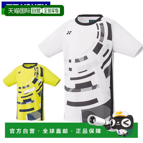 日本直邮YONEX 青少年比赛衬衫 短袖 上衣 服装 防紫外线 弹力 凉