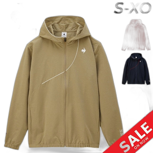 日本直邮 Le Coq 球衣男式 Le Coq Sportif 连帽夹克交叉薄外套防