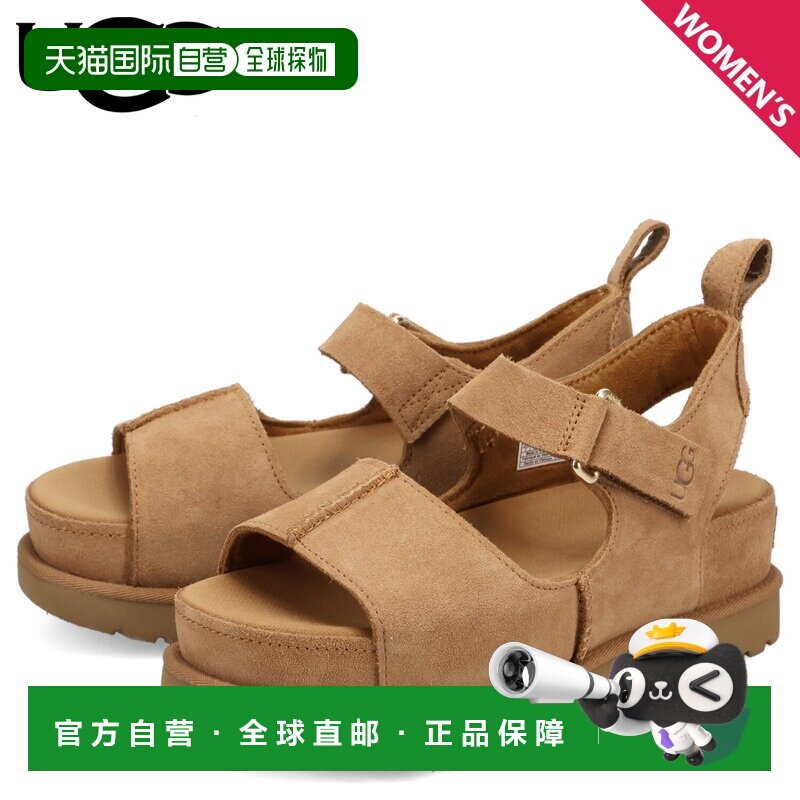 日本直邮UGG 凉鞋系带凉鞋Golden Star High女款厚底GOLDENSTAR H图片