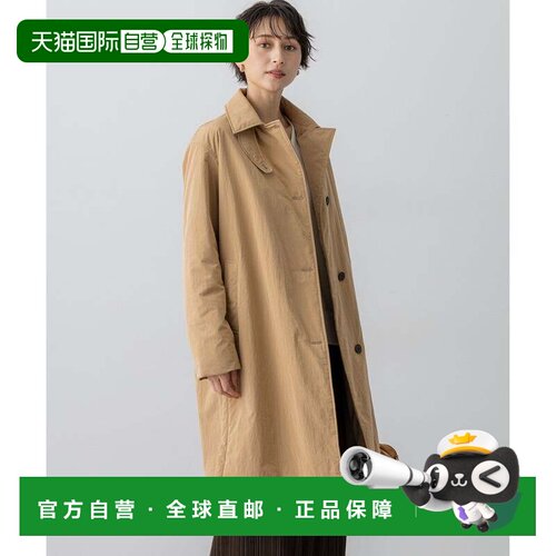 日本直邮LIMONTA 立领轻型外套 驼色夹克 大衣可机洗