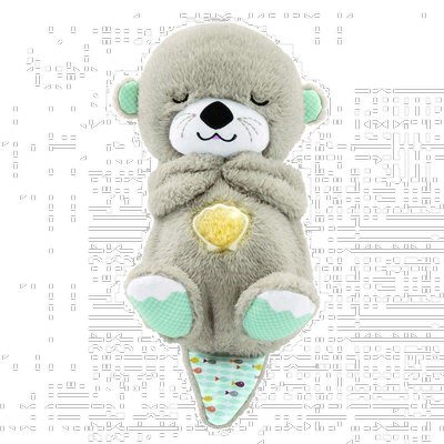 自营｜MATTEL睡眠玩具价格晚安海獭证明书0个月婴儿G毛绒宝宝娃娃