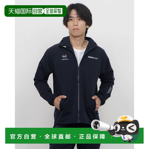 日本直邮DESCENTE 男士防风夹克 HEATNAVI TOUGH 软壳连帽衫 ST4F