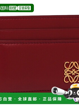 日本直邮LOEWE 卡片夹 Anagram Puffer 红色 女士 LOEWE C821322X