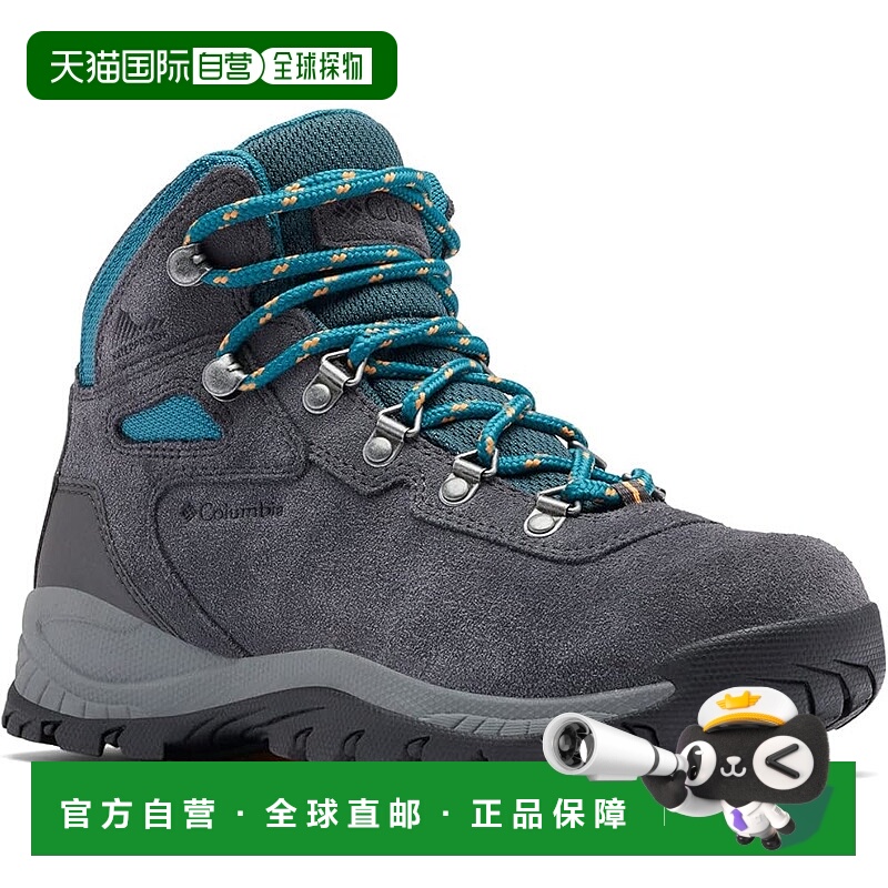 【日本直邮】Columbia女款登山靴 Newton Ridge Plus鲨鱼色/河蓝